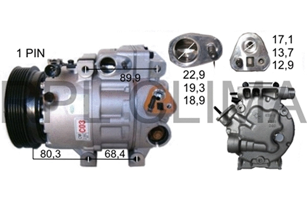 Compressor, air conditioning (APCOHY0024)