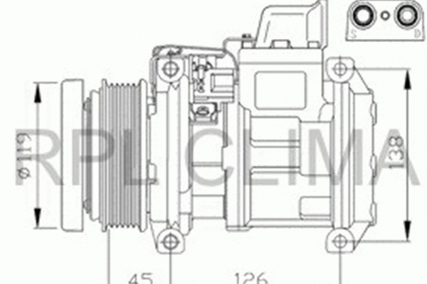 Compressor, air conditioning (APCOMB0004)