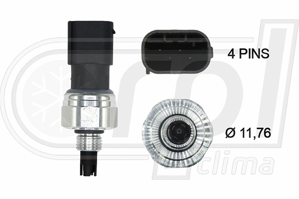 Pressure Switch, air conditioning (APPRMB0004)