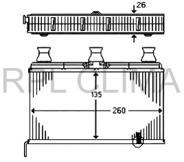 Heat Exchanger, interior heating (APCHBW1020)
