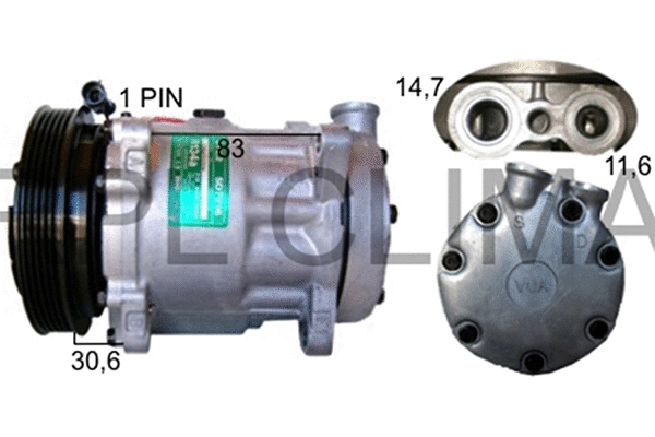 Compressor, air conditioning (APCOAR0007)
