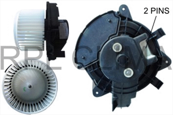 Electric Motor, interior blower (APVTFT0026)