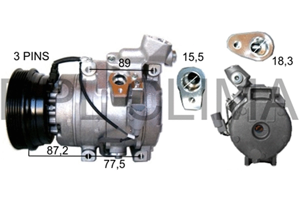 Compressor, air conditioning (APCOTO5034)