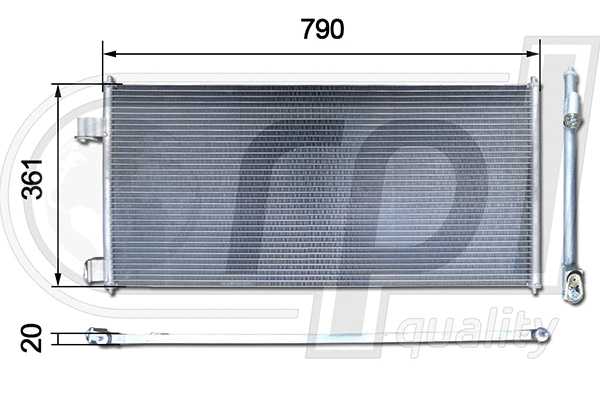 Condenser, air conditioning (APCDFD5036)
