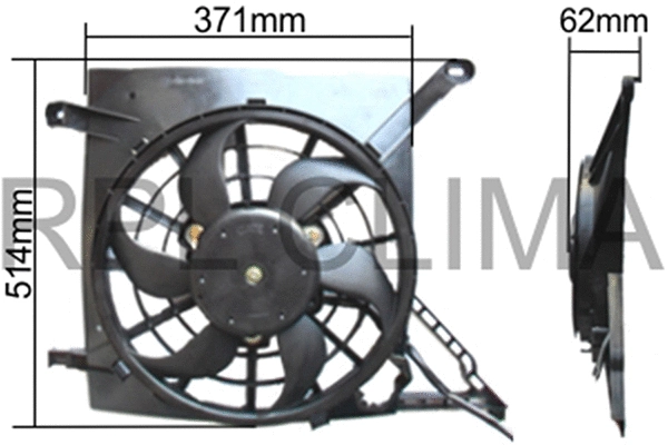 Fan, engine cooling (APELOP0028)