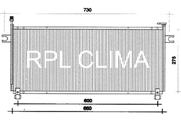 Condenser, air conditioning (APCDNI0001)