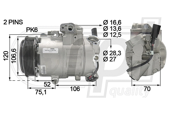 Compressor, air conditioning (APCOVW5039)