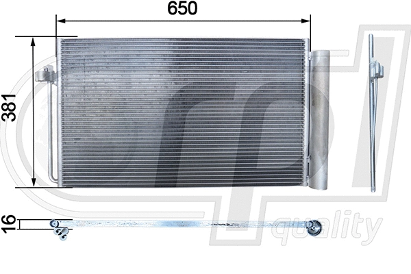 Condenser, air conditioning (APCDBW5024)