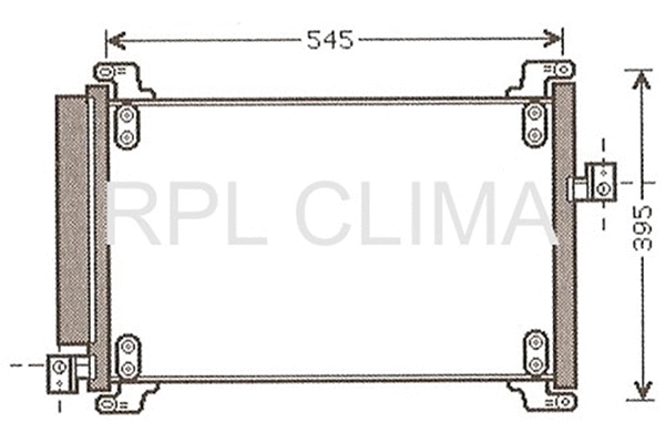 Condenser, air conditioning (APCDFT0059)