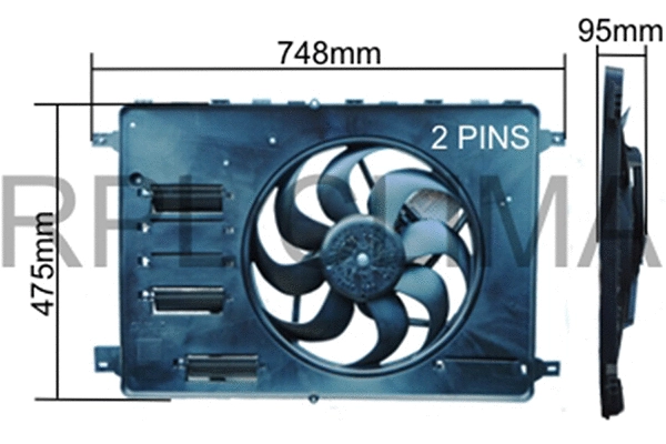 Fan, engine cooling (APELFD0029)