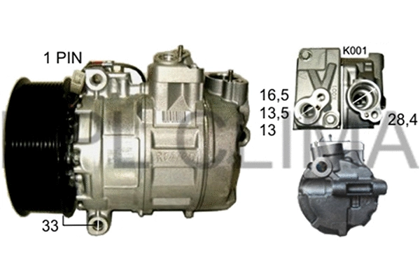 Compressor, air conditioning (APCOMB0038)