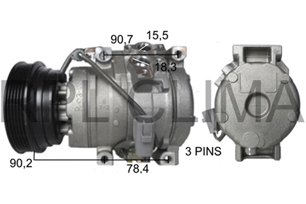 Compressor, air conditioning (APCOTO0032)