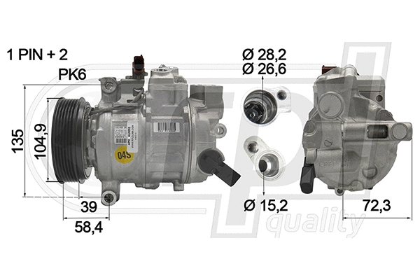 Compressor, air conditioning (APCOAU5052)
