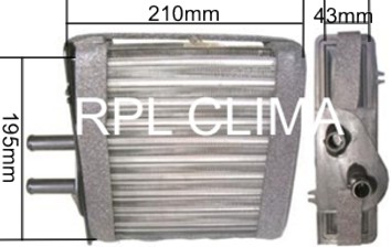 Heat Exchanger, interior heating (APCHFT1010)
