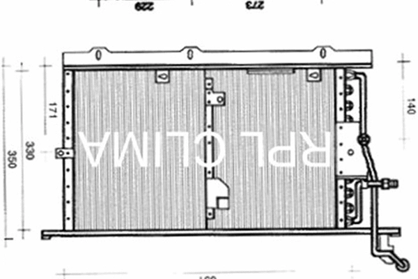 Condenser, air conditioning (APCDMB0022)