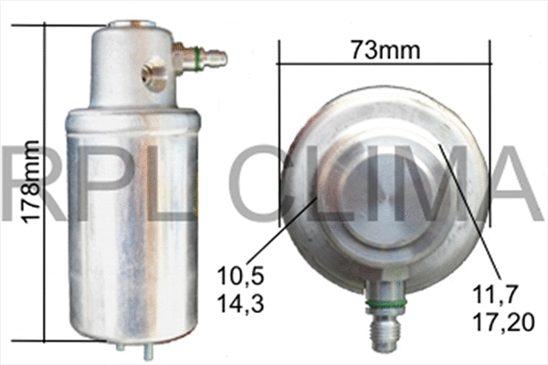 Dryer, air conditioning (APFLVW0001)