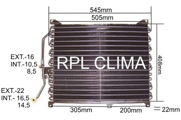 Condenser, air conditioning (APCDMB0001)