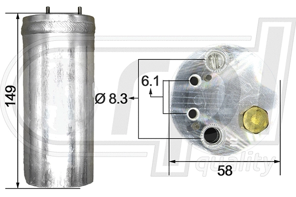 Dryer, air conditioning (APFLHY0004)