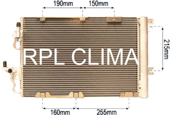 Condenser, air conditioning (APCDOP0038)