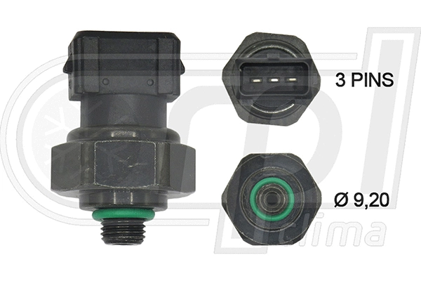 Pressure Switch, air conditioning (APPRMB0003)