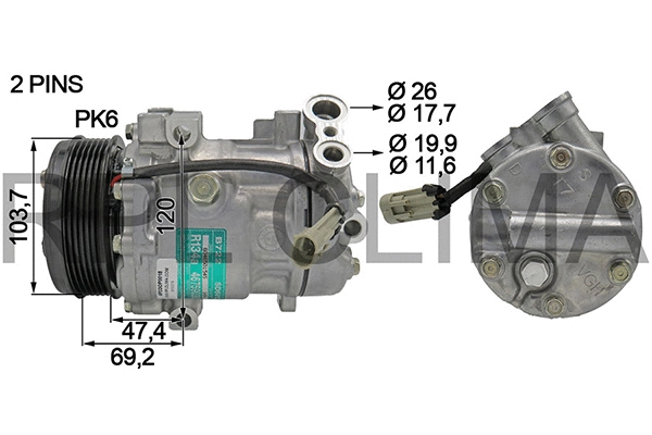 Compressor, air conditioning (APCOOP0018)