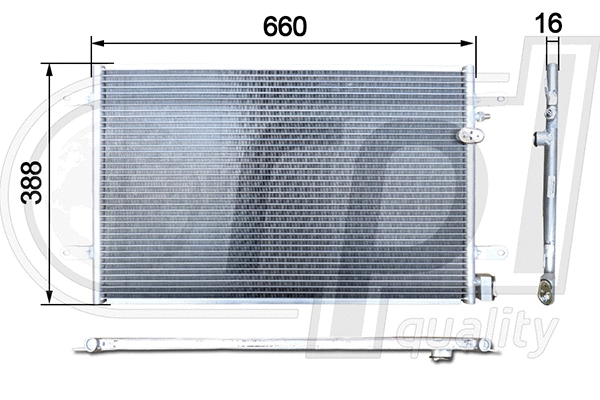 Condenser, air conditioning (APCDAU5025)