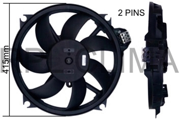 Fan, engine cooling (APELRE0032)