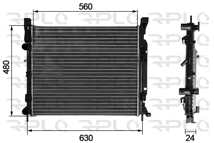 Radiator, engine cooling (APRARE5017)