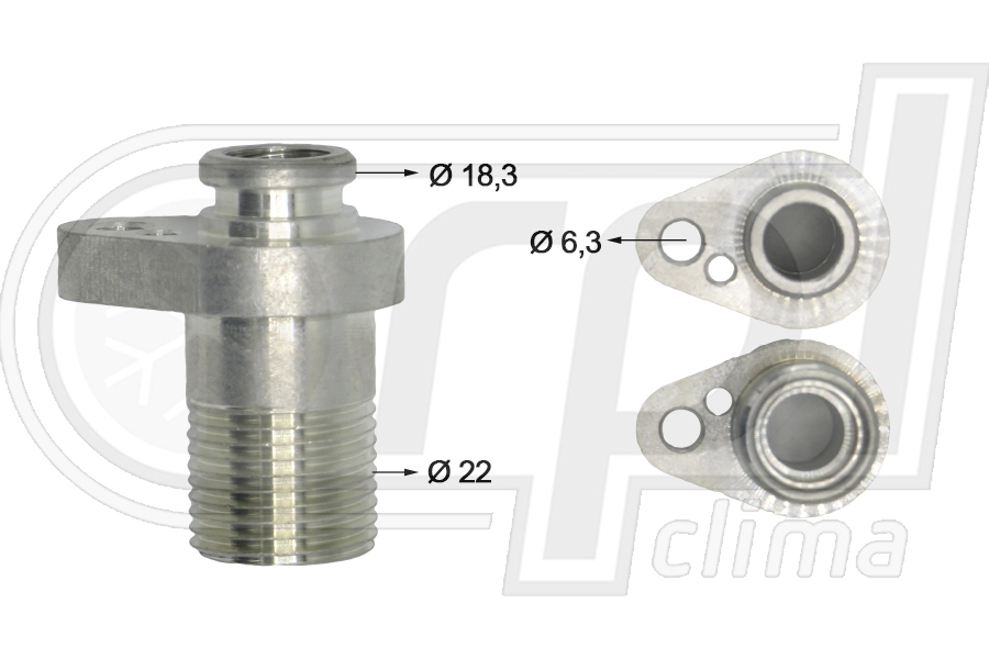 Connecting Tube, refrigerant line (APRC932010)