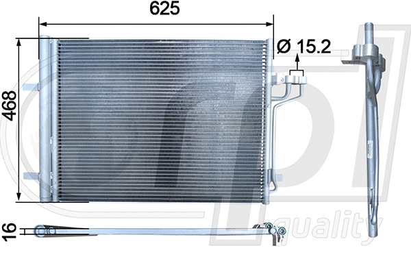 Condenser, air conditioning (APCDFD5056)