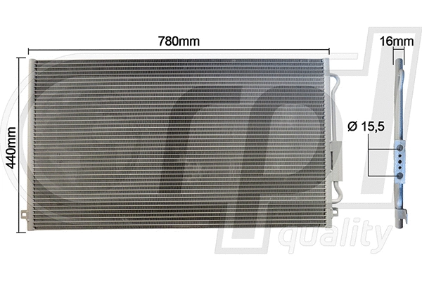 Condenser, air conditioning (APCDCH5019)
