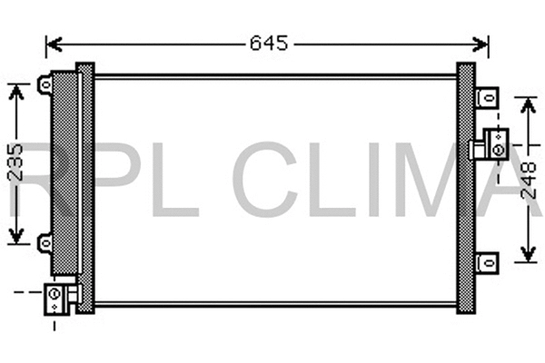 Condenser, air conditioning (APCDFT0056)