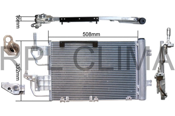 Condenser, air conditioning (APCDOP0045)