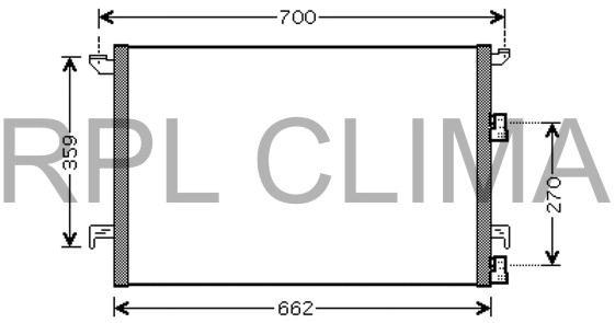 Condenser, air conditioning (APCDSB0010)