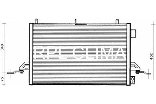 Condenser, air conditioning (APCDFD0011)