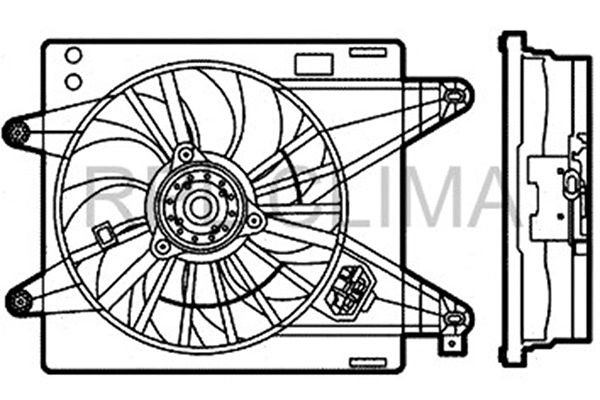 Fan, engine cooling (APELFT0055)