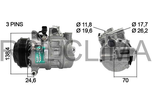 Compressor, air conditioning (APCOMB0070)