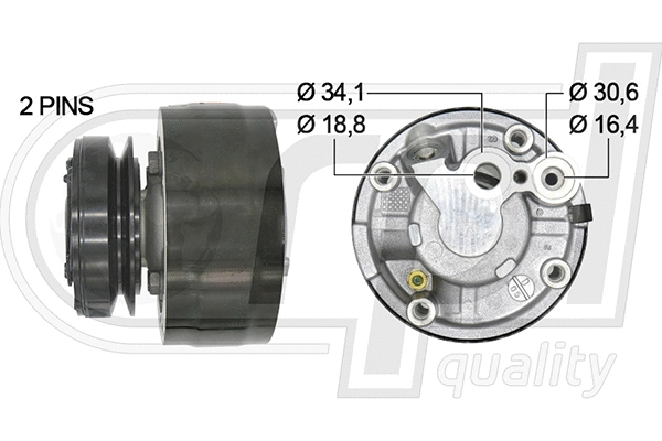 Compressor, air conditioning (APCOMB5009)