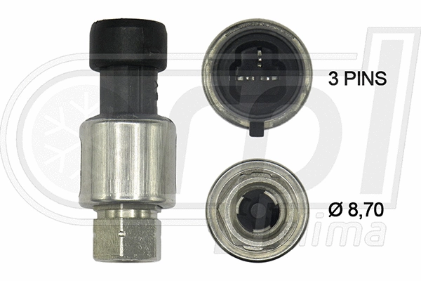 Pressure Switch, air conditioning (APPRFT0008)