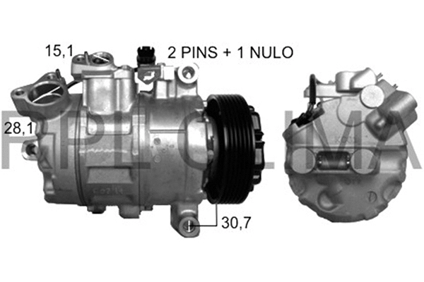 Compressor, air conditioning (APCOBW5051)