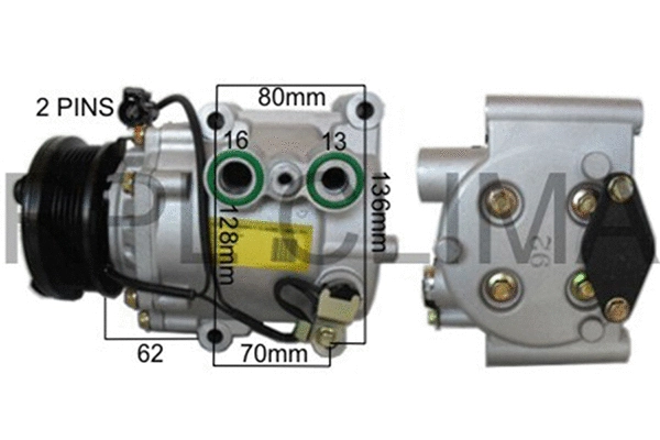 Compressor, air conditioning (APCOFD0033)