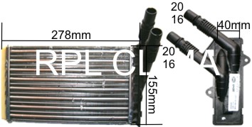 Heat Exchanger, interior heating (APCHRE1005)