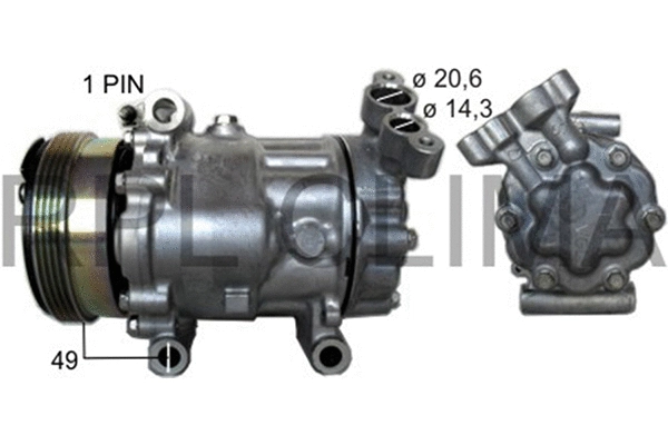 Compressor, air conditioning (APCORE5037)