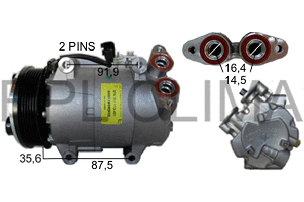 Compressor, air conditioning (APCOFD0040)