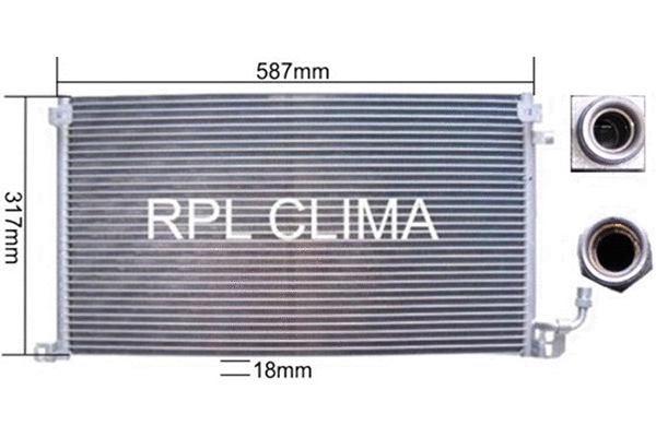 Condenser, air conditioning (APCDCI0004)