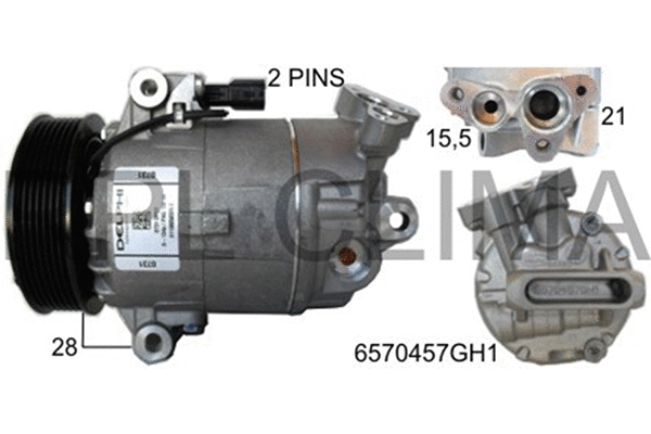 Compressor, air conditioning (APCORE0072)