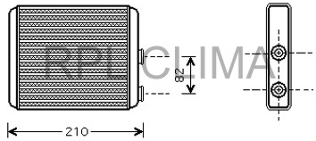 Heat Exchanger, interior heating (APCHOP1020)