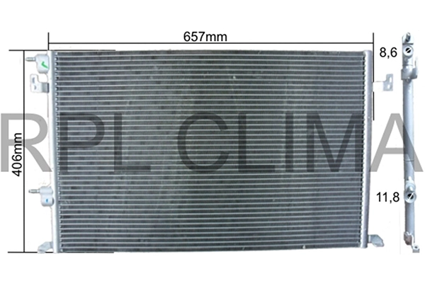 Condenser, air conditioning (APCDSB0008)