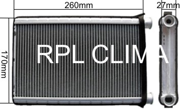 Heat Exchanger, interior heating (APCHBW1021)