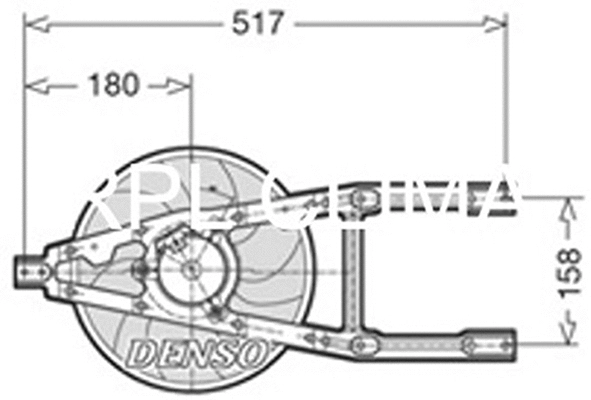 Fan, engine cooling (APELFT0050)